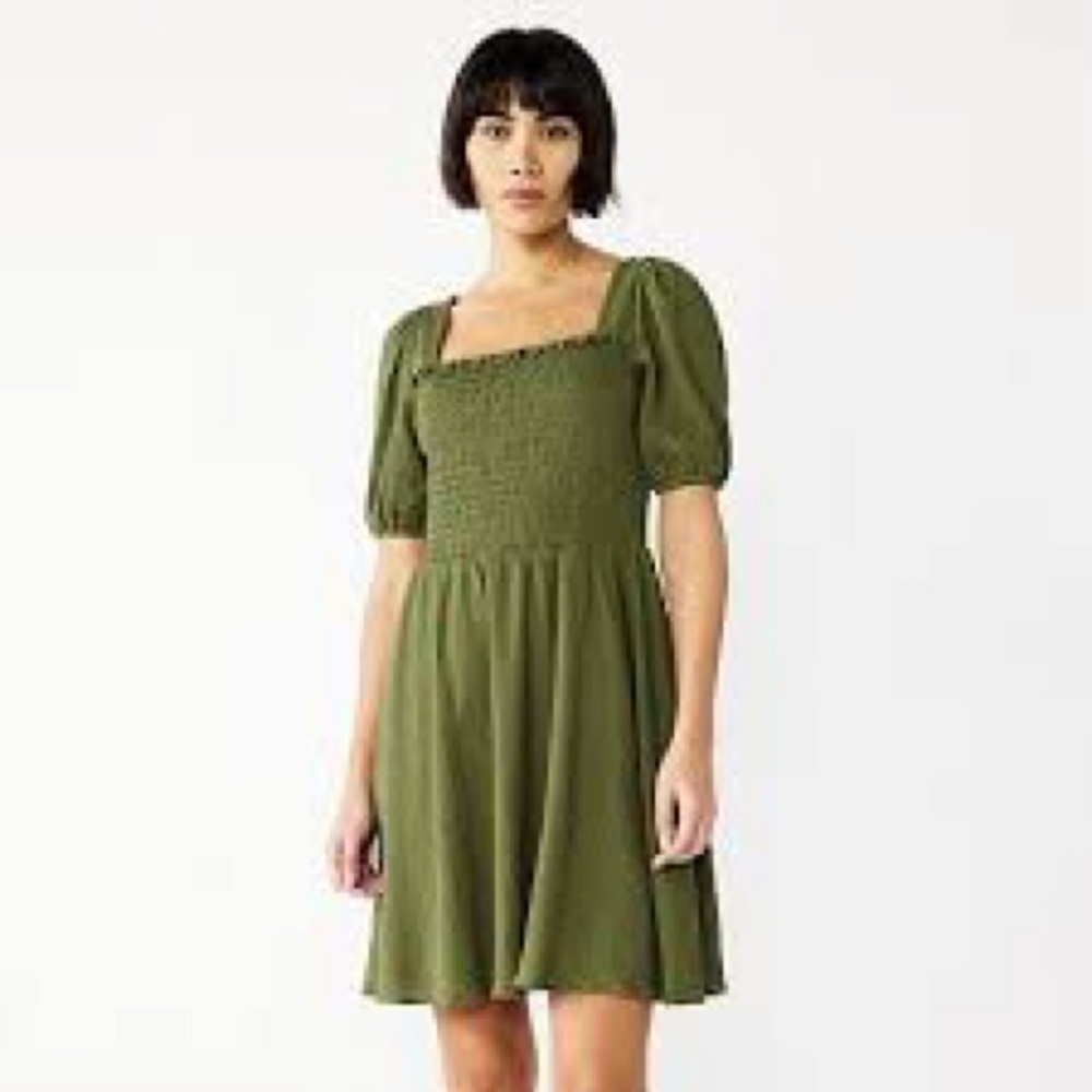NINE WEST Smocked Dress